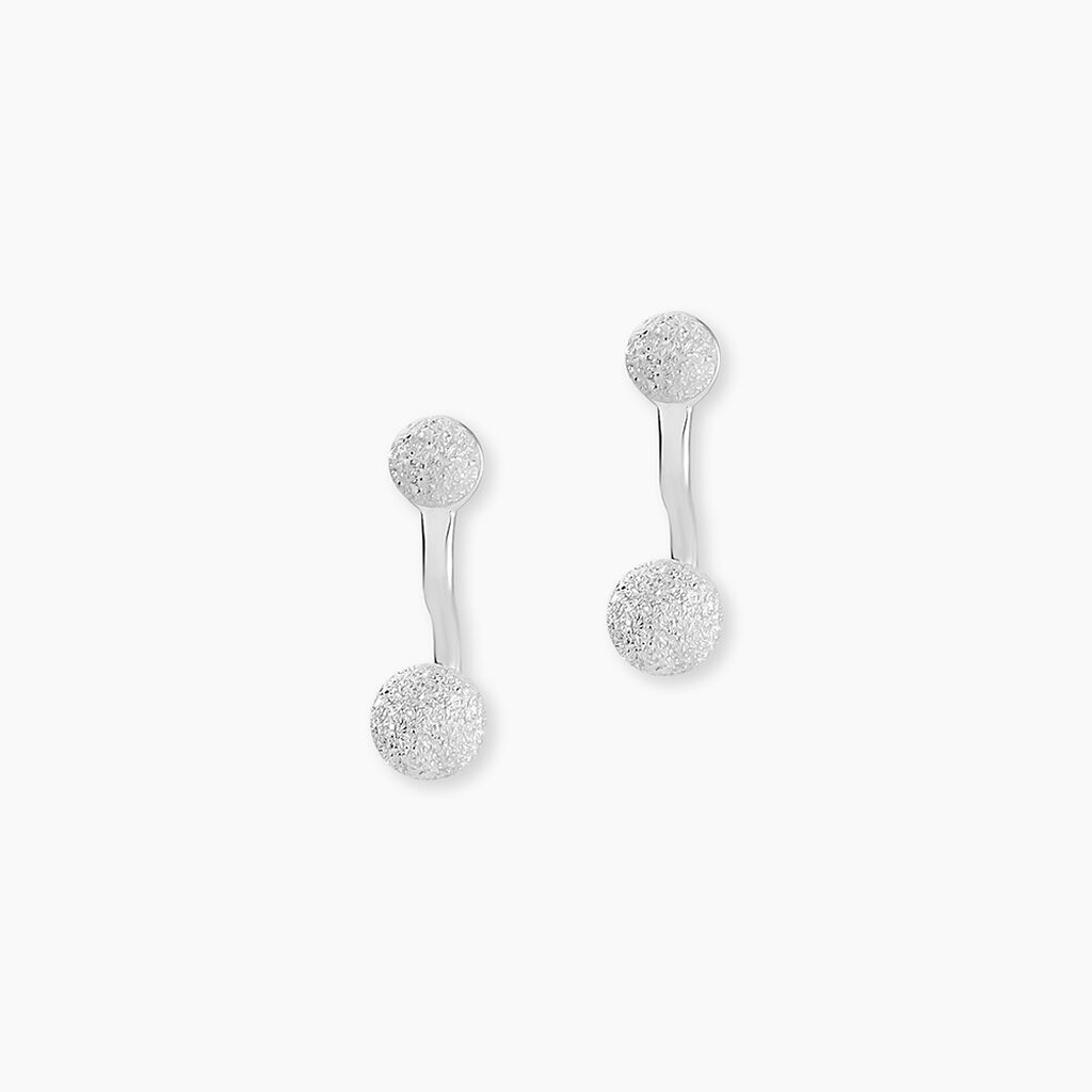 Bijoux D'oreilles Rosely Argent Blanc - Boucles d'oreilles fantaisie Femme | Histoire d’Or