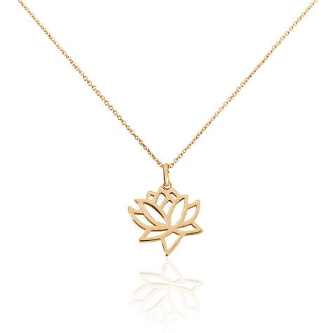 Collier Fuji Plaqu&eacute; Or Jaune - Colliers fantaisie Femme | Histoire d&rsquo;Or