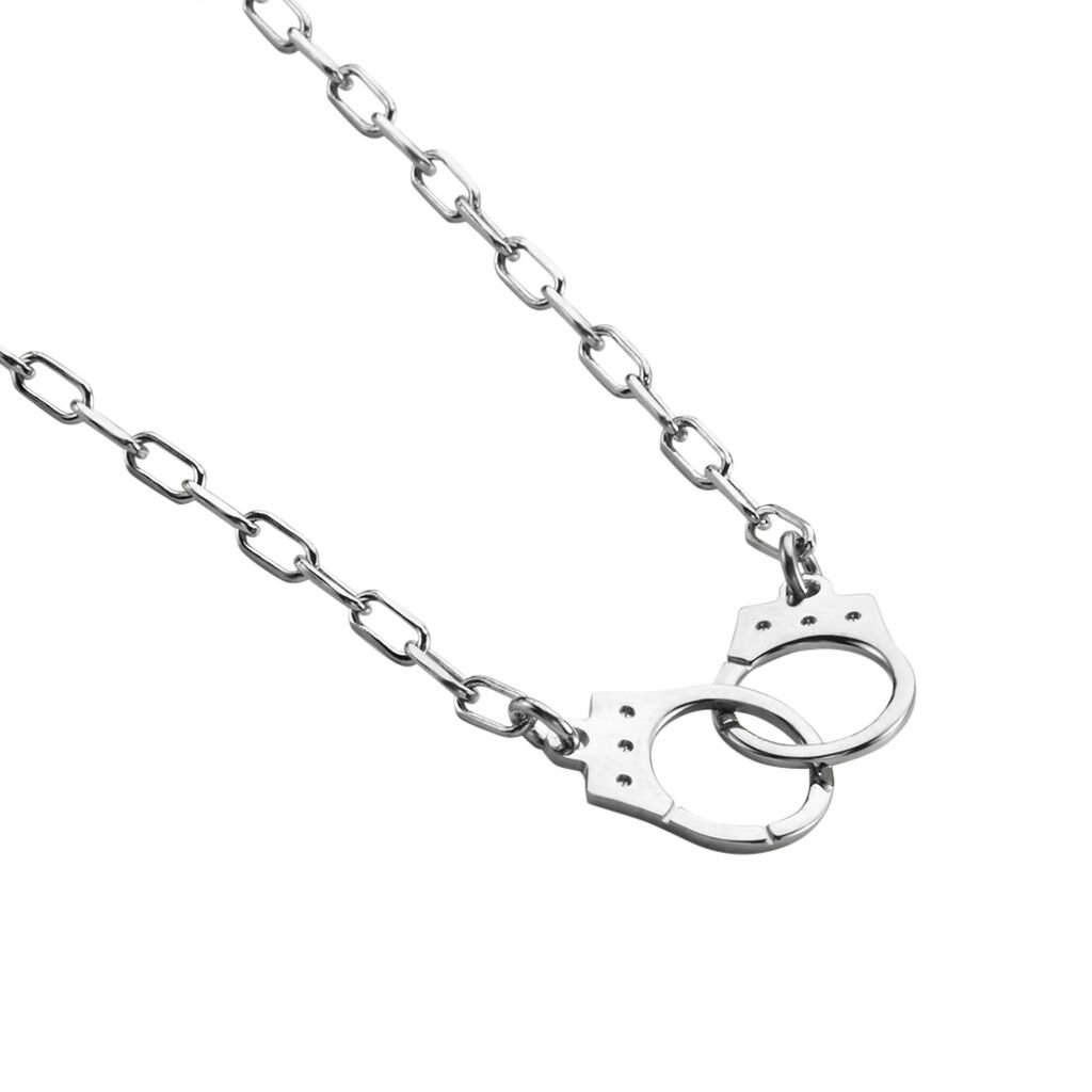 Collier Argent Blanc Sent - Colliers fantaisie Homme | Histoire d’Or