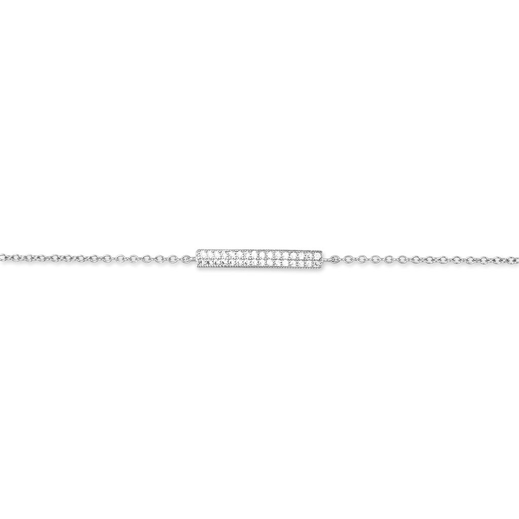 Bracelet Kiara Argent Blanc Oxyde De Zirconium - Bracelets Femme | Histoire d’Or