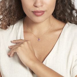 Pendentif Vladimir Or Jaune Rubis Et Diamant - Pendentifs Femme | Histoire d’Or