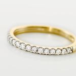 Bague Gizella Or Jaune Diamant - Alliances Femme | Histoire d&rsquo;Or