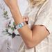 Bracelet Jonc Imagine Tiffany Acier Blanc Pierre De Synthese - Bracelets joncs Femme | Histoire d’Or