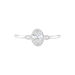 Bague Argent Blanc Afonso Oxyde De Zirconium - Bagues solitaires Femme | Histoire d’Or