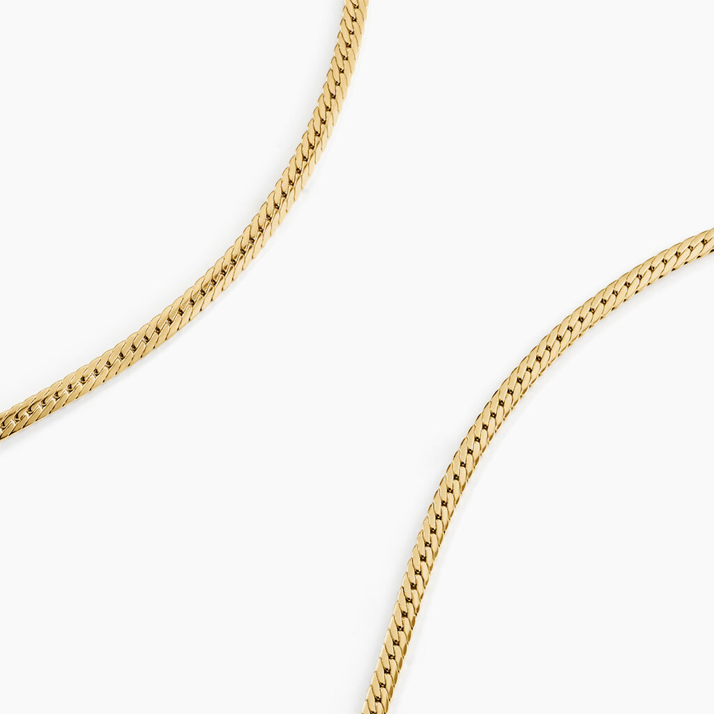 Collier Doline Maille Anglaise Or Jaune - Chaines Femme | Histoire d’Or