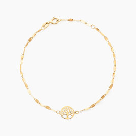 Bracelet Aulnia Or Jaune - Bijoux Arbre de vie Femme | Histoire d’Or