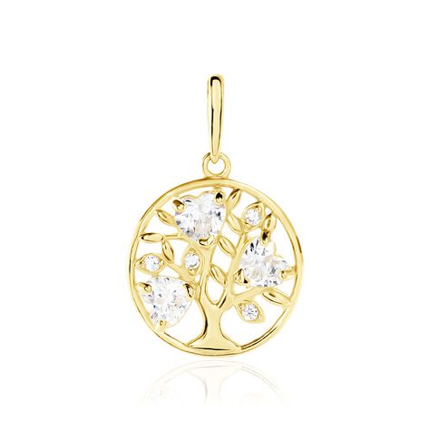 Pendentif Salvalus Or Jaune Oxyde De Zirconium - Pendentifs Femme | Histoire d’Or