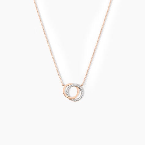 Collier Or Rose Tresha Diamants - Colliers Femme | Histoire d&rsquo;Or