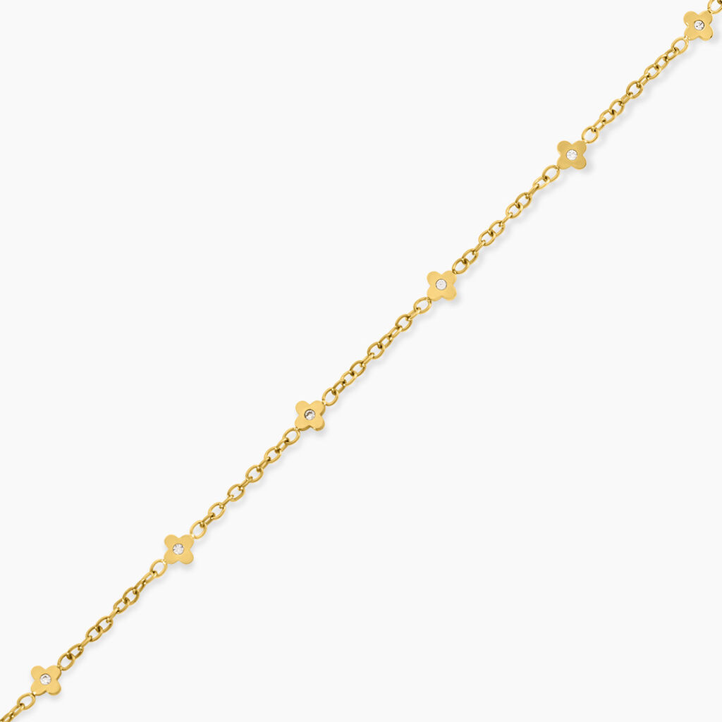 Bracelet Alma Acier Jaune Cristal - Bracelets Femme | Histoire d&rsquo;Or