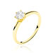 Bague Solitaire Ruken Or Jaune Diamant - Bagues solitaires Femme | Histoire d’Or