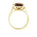 Bague Anna Or Jaune Quartz Et Oxyde De Zirconium - Bagues avec pierre Femme | Histoire d’Or