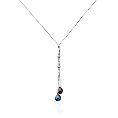 Collier Axell Argent Blanc Perle De Culture - Colliers Femme | Histoire d’Or