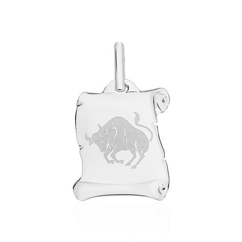 Pendentif Zodiaque Parchemin Argent Blanc - Pendentifs Zodiaque Famille | Histoire d’Or