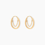 Cr&eacute;oles Byron Or Jaune - Boucles d'oreilles cr&eacute;oles Femme | Histoire d&rsquo;Or