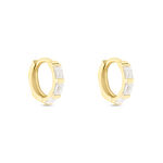 Cr&eacute;oles Gatsby Or Jaune Oxydes De Zirconium - Boucles d'oreilles cr&eacute;oles Femme | Histoire d&rsquo;Or