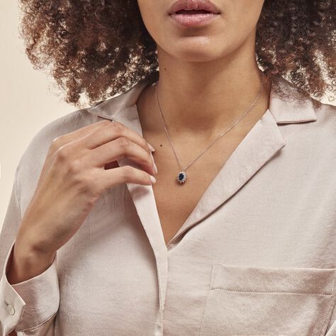 Collier Perez Argent Blanc Oxyde De Zirconium - Colliers fantaisie Femme | Histoire d’Or