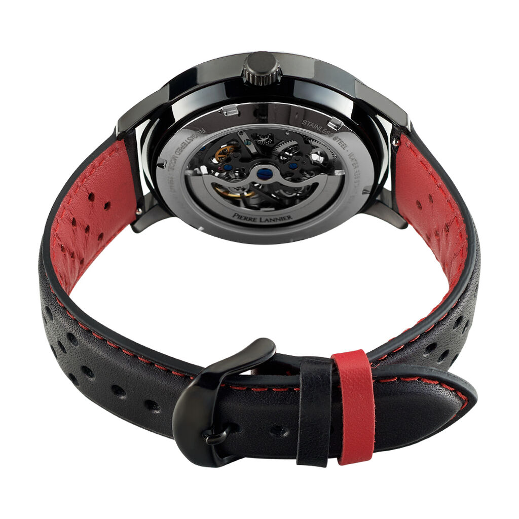 Montre Pierre Lannier Paddock Noir - Montres Homme | Histoire d’Or