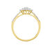 Bague Chouchana Ld Or Jaune Diamant Synthétique