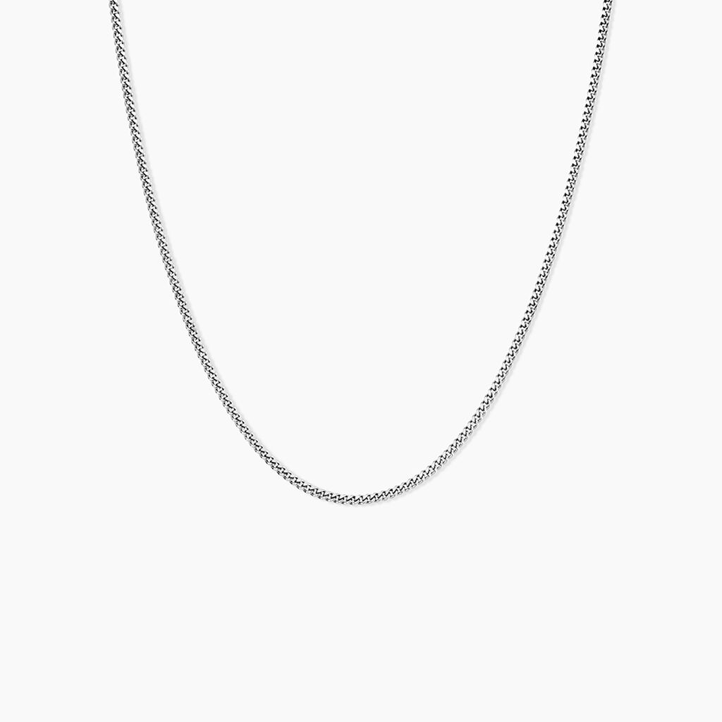 Cha&icirc;ne Clementine Argent Blanc - Chaines Femme | Histoire d&rsquo;Or