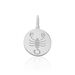 Pendentif Zodiaque Rond Argent Blanc - Pendentifs Zodiaque Famille | Histoire d’Or