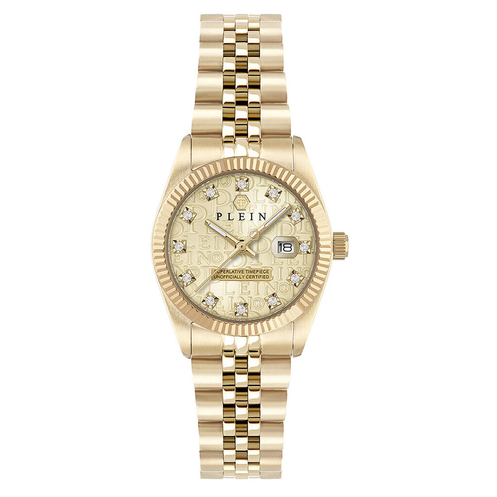 Montre Philipp Plein Date Superlative Dor&eacute; - Montres Femme | Histoire d&rsquo;Or
