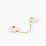 Bijou D'oreille Unitaire Briallen Or Jaune Oxyde De Zirconium - Ear cuffs Femme | Histoire d&rsquo;Or