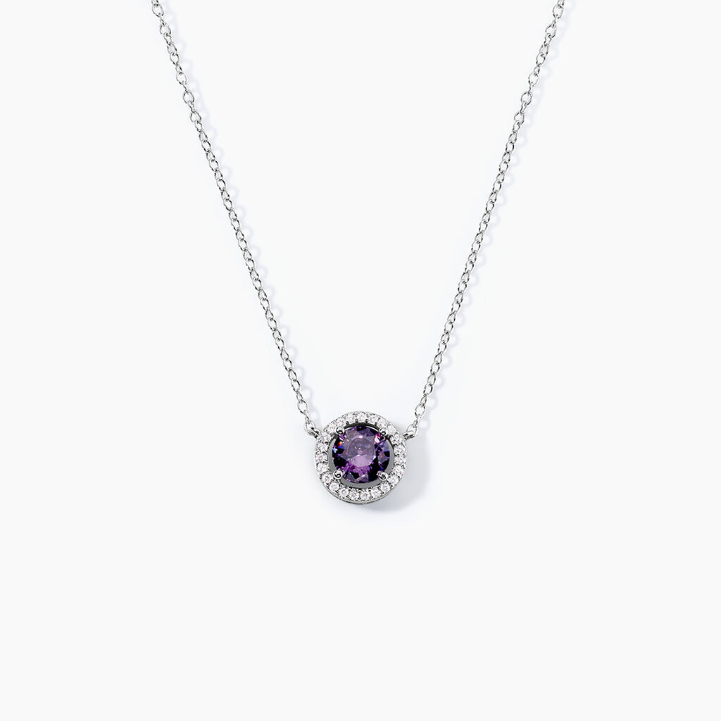 Collier Argent Blanc Rio Copacabana Oxyde De Zirconium - Colliers fantaisie Femme | Histoire d’Or
