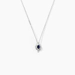 Collier Lydia Or Blanc Saphir - Colliers Femme | Histoire d&rsquo;Or