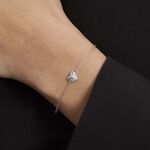 Bracelet Samia Argent Blanc Oxyde De Zirconium - Bracelets Femme | Histoire d&rsquo;Or