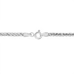 Collier Jany Maille Palmier Or Blanc - Chaines Femme | Histoire d&rsquo;Or