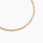 Collier Elae Argent Tricolore - Chaines Femme | Histoire d&rsquo;Or