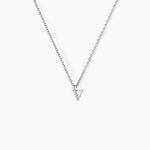 Collier Neruda Argent Blanc Oxyde De Zirconium - Colliers fantaisie Femme | Histoire d&rsquo;Or
