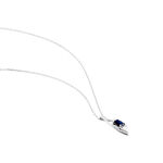 Collier Sagesse Or Blanc Saphir Et Diamant - Colliers Femme | Histoire d&rsquo;Or