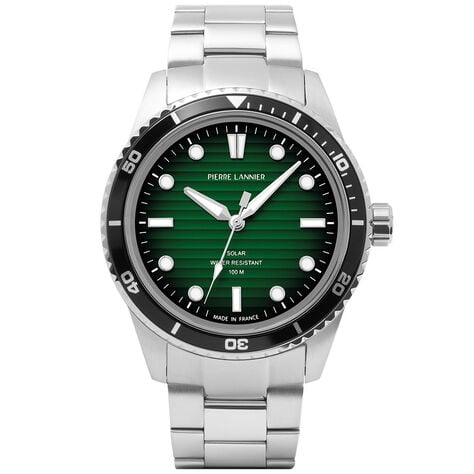 Montre Pierre Lannier Inti Vert - Montres Homme | Histoire d’Or
