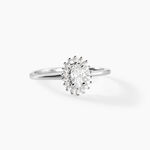 Bague Solitaire Shandrany Argent Blanc Oxyde De Zirconium - Bagues solitaires Femme | Histoire d&rsquo;Or