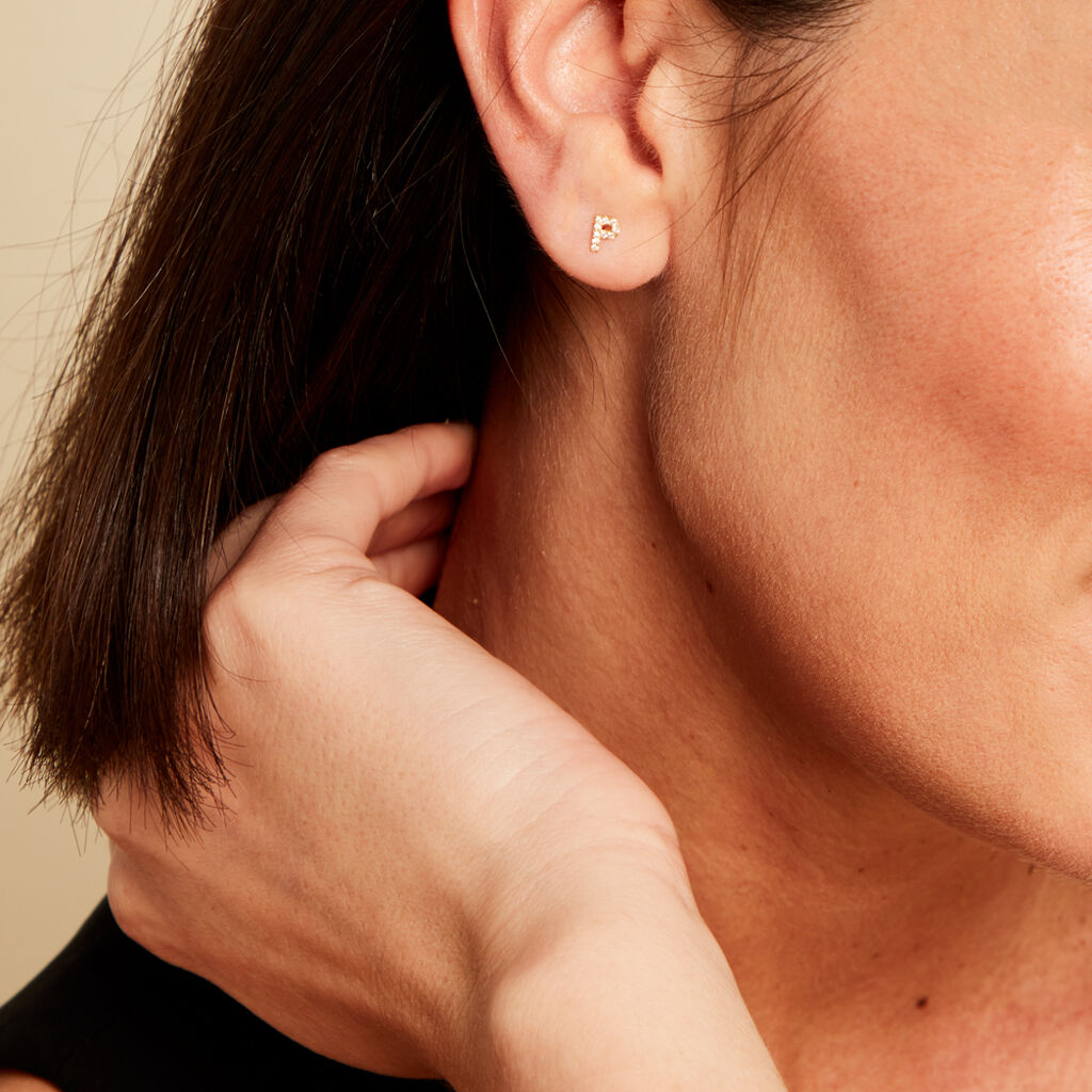 Boucle D'oreille Unitaire Or Jaune Jodoca Oxydes - Boucles d'oreilles pendantes Femme | Histoire d’Or