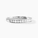 Demi Alliance Rhea Platine Blanc Diamant - Alliances Femme | Histoire d’Or
