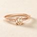 Bague Rio Argent Rose Oxyde De Zirconium - Bagues solitaires Femme | Histoire d’Or