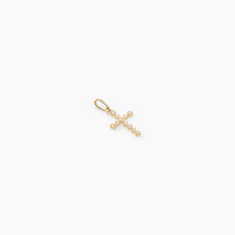 Pendentif Or Jaune Lucinien Oxyde De Zirconium - Pendentifs Famille | Histoire d’Or