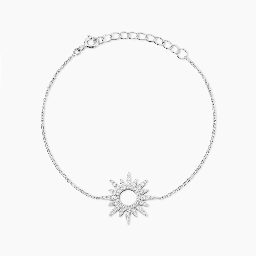 Bracelet Anaiz Argent Blanc Oxyde De Zirconium
