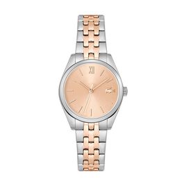 Montre Lacoste Tuilerie Bicolore Doré / Rose - Montres Femme | Histoire d’Or
