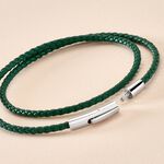 Bracelet Calvino Acier Blanc - Bracelets Cuir Homme | Histoire d&rsquo;Or