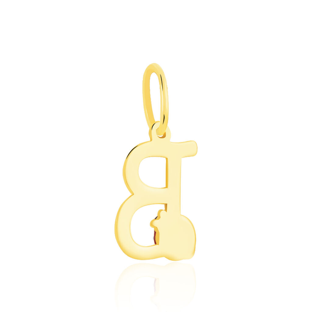 Pendentif Helidie Coccinelle Lettre Or Jaune - Pendentifs Enfant | Histoire d’Or