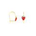 Boucles D'oreilles Pendantes Elizabetae Fraise Or Jaune - Boucles d'oreilles pendantes Enfant | Histoire d’Or