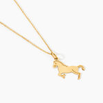 Pendentif Gilberto Cheval Or Jaune - Pendentifs Famille | Histoire d&rsquo;Or