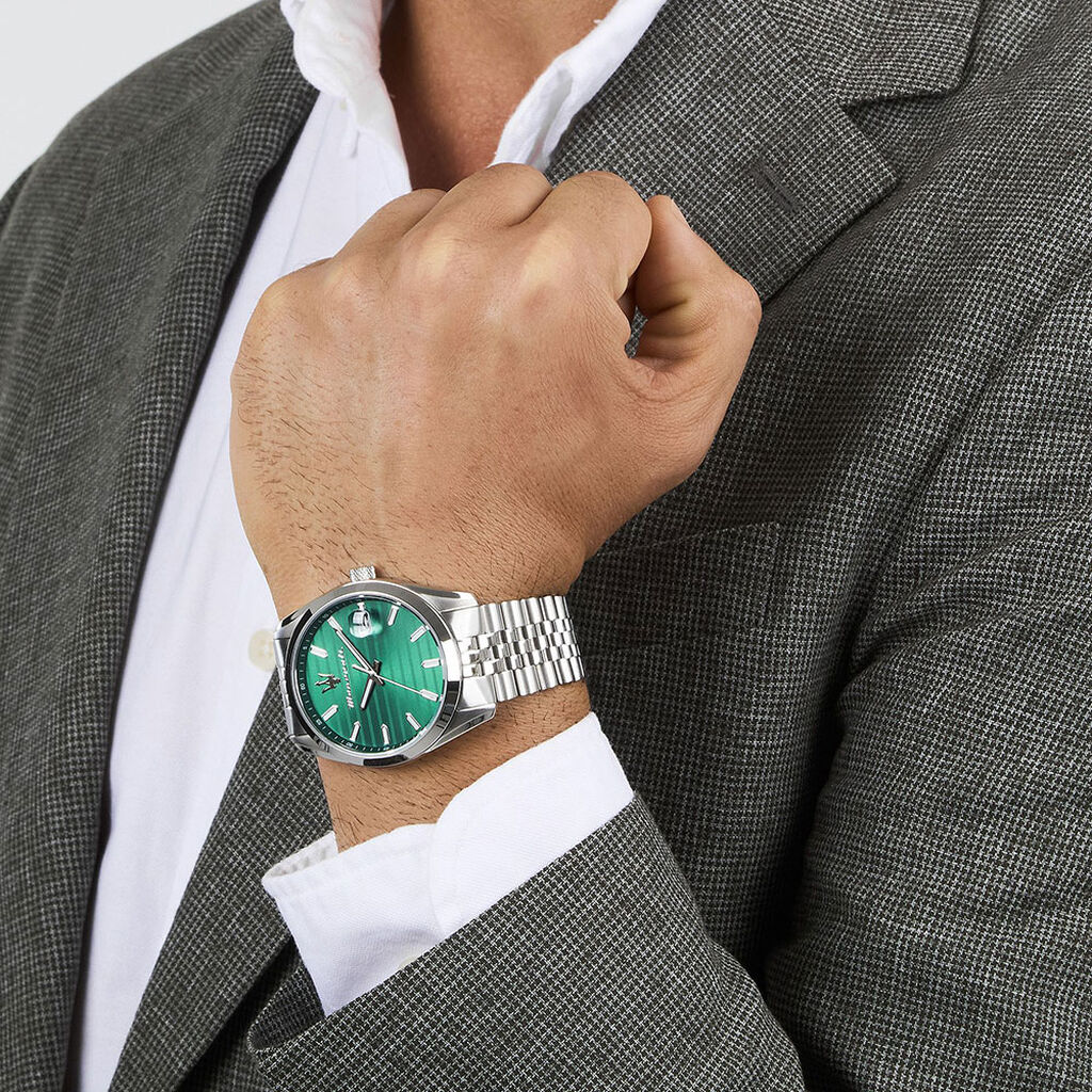 Montre Maserati Attrazione Vert - Montres Homme | Histoire d&rsquo;Or