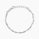 Bracelet Cathel Argent Blanc - Bracelets Femme | Histoire d&rsquo;Or