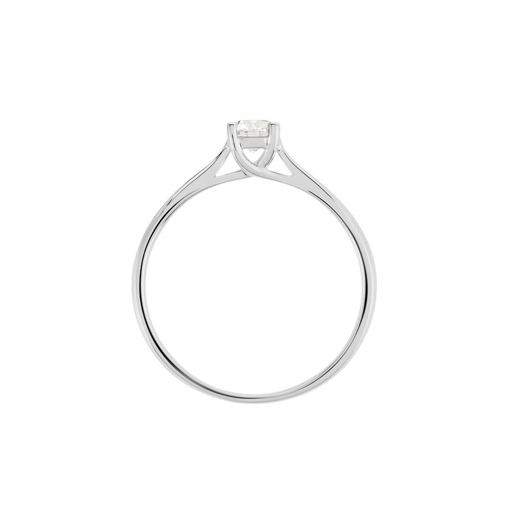 Bague Solitaire One Platine Blanc Diamant - Bagues solitaires Femme | Histoire d&rsquo;Or