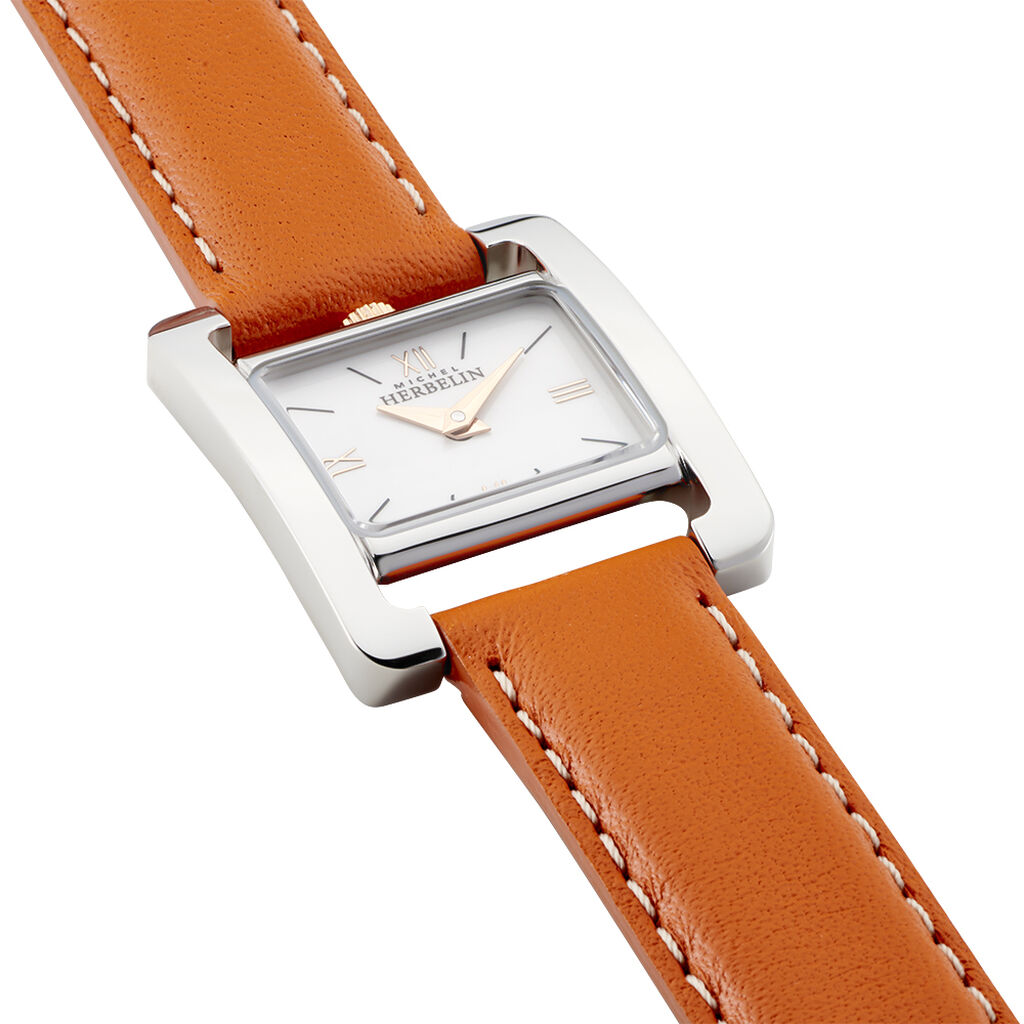 Montre Herbelin 5Eme Avenue Blanc - Montres Femme | Histoire d&rsquo;Or