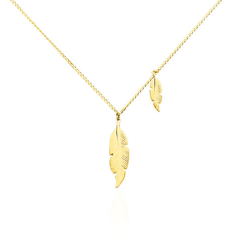 Collier Indian Nature Feuilles Or Jaune - Colliers Femme | Histoire d’Or